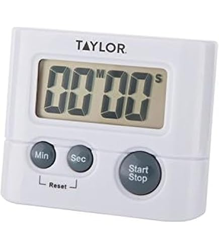 Taylor 5831N Large Number 60-Minute Mechanical Timer - Easy Read Dial, White - View #5