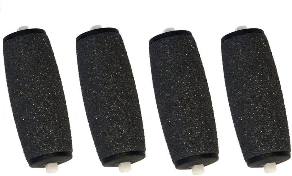 Pedi Extra Coarse Hard Skin Remover Refill Rollers for Scholl Velvet Smooth- Replacement Rollers Heads-Exfoliate Hard, Tough, Lifeless Skin-Best Pedi Refill Roller for Scholl Velvet Smooth Electronic Callus Removers(Pack of 4)