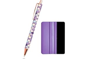 ARVAKR Craft Weeding Pen Tool Set, Essential Adhesive Vinyl Kits, Precision Pin Pen Tools for Cricut Air Silhouette Siser Oracal Accessories, Purple