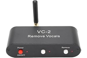 Thonlai Karaoke Vocal Removal Device Stereo Songs Musical Accompaniment Real Time Remover for 3.5mm Speaker Input Adapter