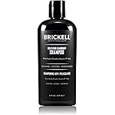 Brickell Men's Relieving Dandruff Shampoo For Men, Natural & Organic, Soothes and Eliminates Dandruff with Ziziphus Joazeiro, Aloe and Jojoba Oil (8 oz)