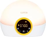 Lumie Bodyclock Rise 100 LED Light Alarm Clock Sunrise Sunset White NBCKE-2000