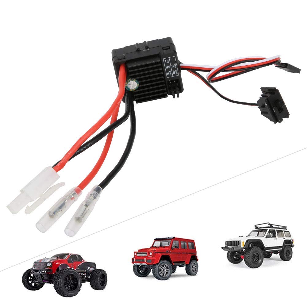 VGEBY Electronic Speed Controller, 60A with BEC 5V/2A, for 1/10 RC Car Model Accessories