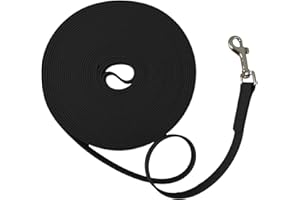 Waterproof Dog Leash, 32FT Waterproof Long Leash Durable PVC Coated Webbing Training Lead Great for Medium Large Dogs Trainin