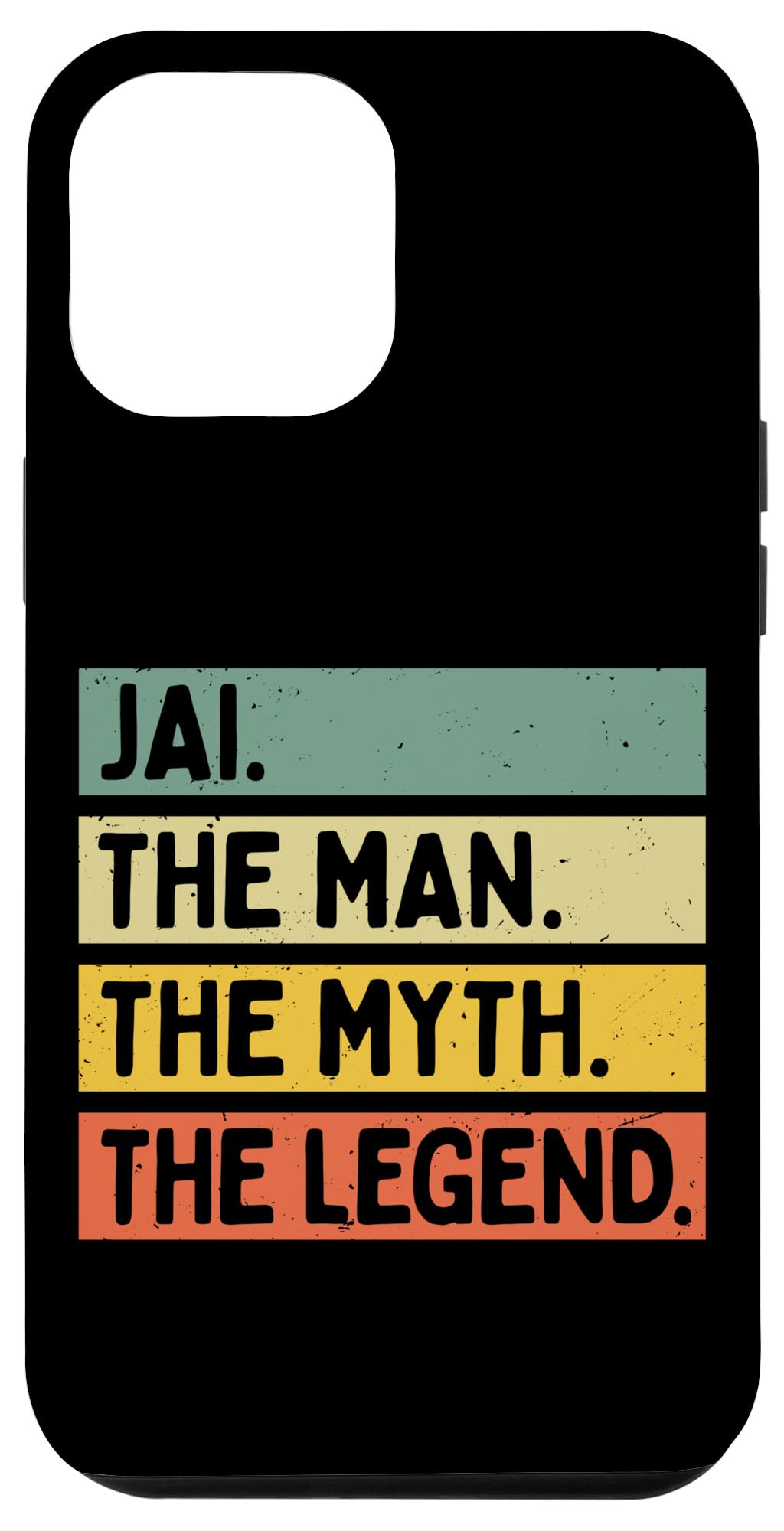 iPhone 13 Pro Max Jai The Man The Myth The Legend Funny Personalized Quote Case