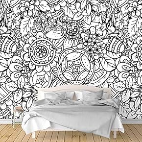 Wall Murals for Bedroom Pictures Collection Collage Removable Wallpaper Peel and Stick Wall Stickers - 66x96 inches