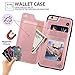 iPhone 6S Plus Wallet Case,iPhone 6 Plus Flip Case for Women/Men,iPhone 6s Plus Purse Case,Auker Vintage Leather Folio Flop Secure Fit Magnetic Closure Folding Case with Wallet/Card Holder Rosegold