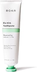 Boka Natural Toothpaste, Fluoride Free - Nano Hydroxyapatite for Remineralizing, Sensitive Teeth, & Whitening - Dentist Recom