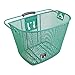 BIRIA Bicycle Basket Quick Release with Bracket, Front Quick Release Basket, Removable, Wire Mesh Bicycle Basket, New (Green)