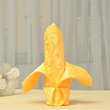 Mxj61 Jacquard Mund Tuch Falten Blumen Tischset Wischen Die