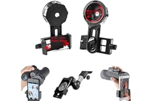 Gosky Spotting Scope Phone Adapter, Universal Telescope Phone Adapter, Cell Phone Digiscoping Adapter, Phone Mount for Binocu