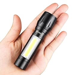Wrrozz Led Flashlight Rechargeable USB Mini Torch