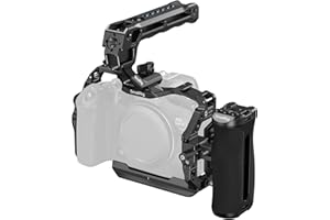 SmallRig R6 Mark III Camera Cage Kit for Canon R6 Mark II with Top Handle, Side Handle and Cable Clamp, HawkLock Dual NATO Ra