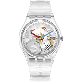 Swatch Gent Biosourced Unisex Watch Casual Polymer Transparent Quartz Waterproof Clearly Gent