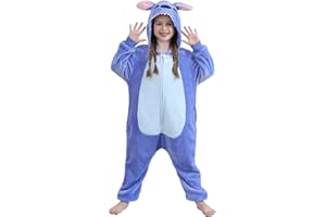 QSTYLE Unisex Children Animal Onesie, Halloween Costume Christmas Pajamas For Girls and Boys 4-13Y