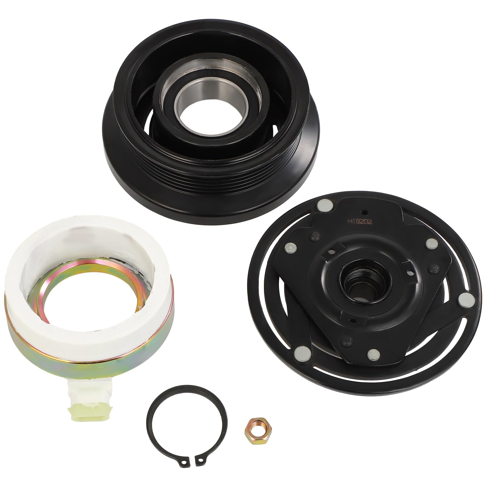 Photo 1 of ECCPP A/C Compressor Clutch for Chevrolet C1500 C2500 C3500 K1500 4.3L 5.0L 5.7L 1993-1995 Fast Cooling AC Clutch