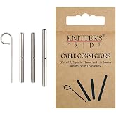 Knitter&rsquo;s Pride Cable Connectors - Set of 3 (35 mm x 2 &amp; 50 mm x 1)