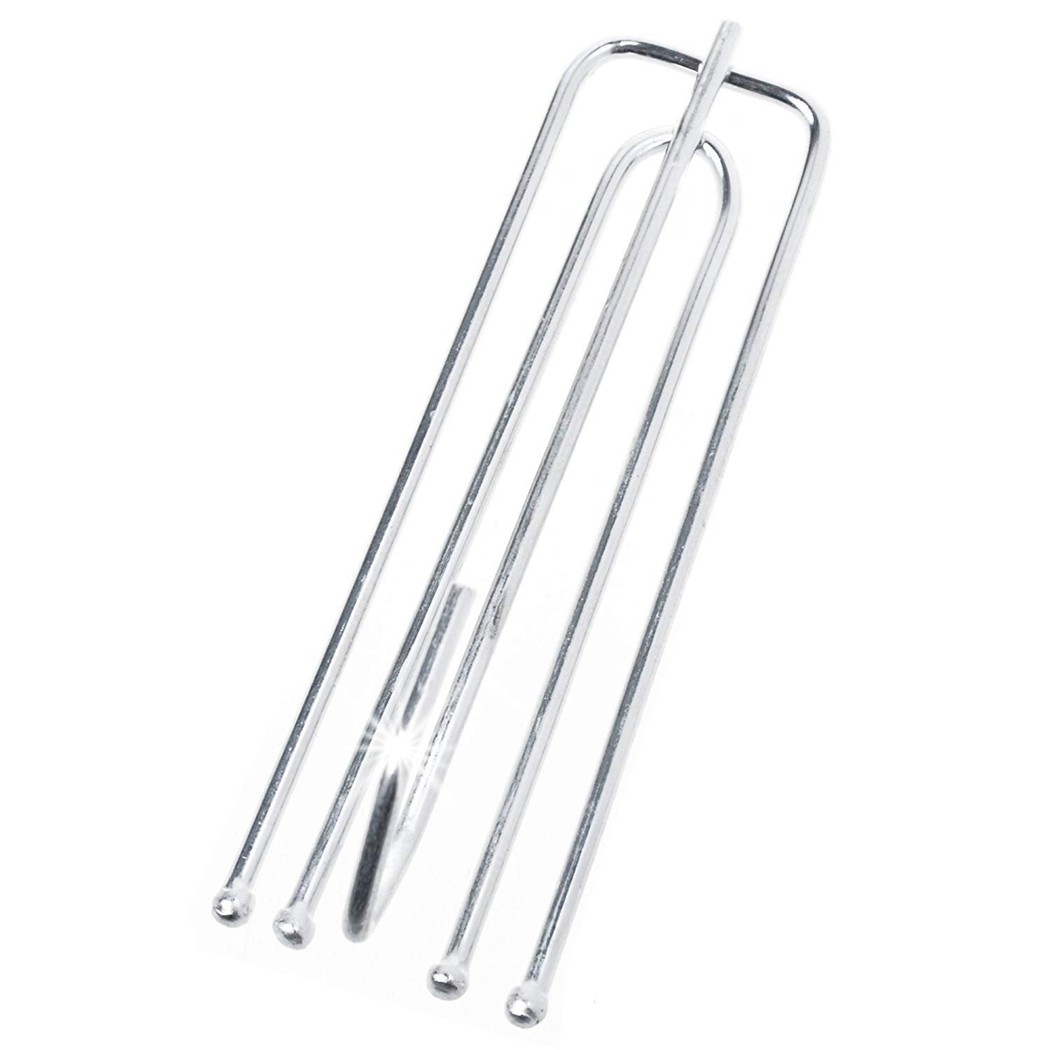Cosmos Pack of 20 Curtain Pleat Hooks 4 Prong Hooks Buy Online in