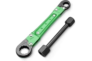 Copiu Plumbing Tools Angle Stop Wrench Kit, High-Precision Angle-on Wrench for Efficient Valve and Pipe Installations, Angle Stop and Supply Nut for Plumbers for Bathroom, Kitchen