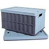 Citylife 64L Collapsible Storage Bins with Lids