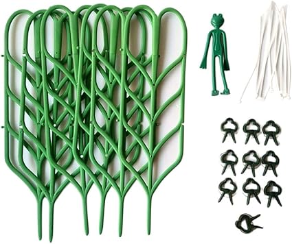 Amazon Co Jp 手作り コートヤードバンドルパック葉の形状は トレリストマト鉢植えグリッパークリップガーデンクライミング屋内植物の茎バインズホームdiyをサポート 耐久性 ホーム キッチン