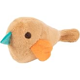 SmartyKat Chickadee Chirp Electronic Sound Cat Toy, Contains Catnip, Battery Powered - Light Brown, One Size