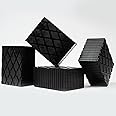 Solid Rubber Auto Lift Block Spacer Pad – Extra Height 6-3/8" x 4-3/4" x 3" Heavy-Duty Lift Pads for Automobile Lifts, Jacks, & Racks | 3000 lbs Capacity | Set of 4 Replacement Pads