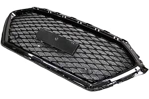 For Car Racing Grills Compatible For Hyundai Elantra Decorative Cover ABS Front Bumper Mesh Grille Splitter Body Kit 2016-202