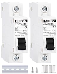 DIHOOL Miniature Circuit Breaker 2pcs 6 Amp dc