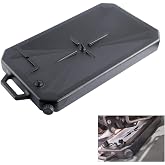 TCT-MOTORPARTS 10 Quart Motorcycle Oil Drain Pan w/Spout Low Profile | Fit for Harley Road King Electra Road Glide Ultra Limited Dyna,Leak-Proof/Transportation Convenient/Save Time/Anti Static
