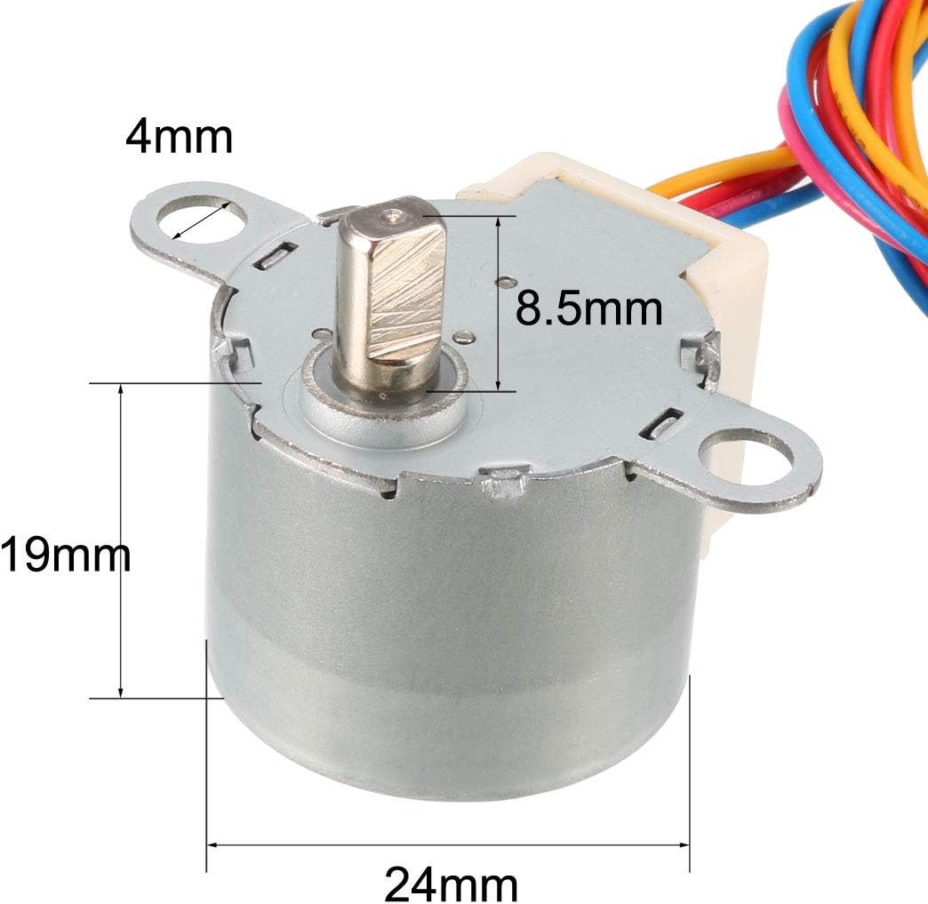 uxcell 24BYJ48 DC 12V Reduction Stepper Motor Micro Reducer Stepping Motor 4-Phase 5-Wire - - 