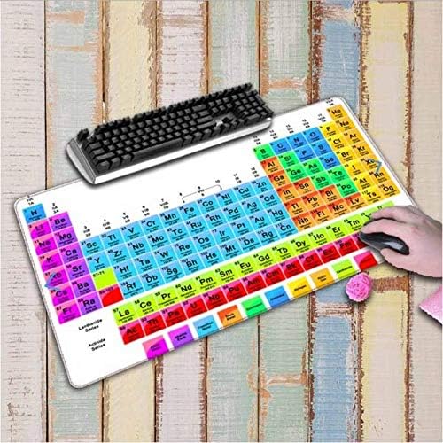 HNSD Waterproof Mouse pad Mairuige Periodic Table pad notbook Lock Edge Mousepad Gaming padmouse Gamer to Large Keyboard Mouse mats Rubber Mouse pad 30x80cm