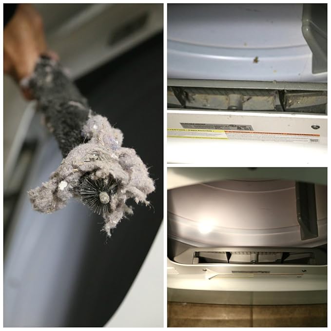 Vanitek - Cepillo para tubos de ventilación de secadora y ...