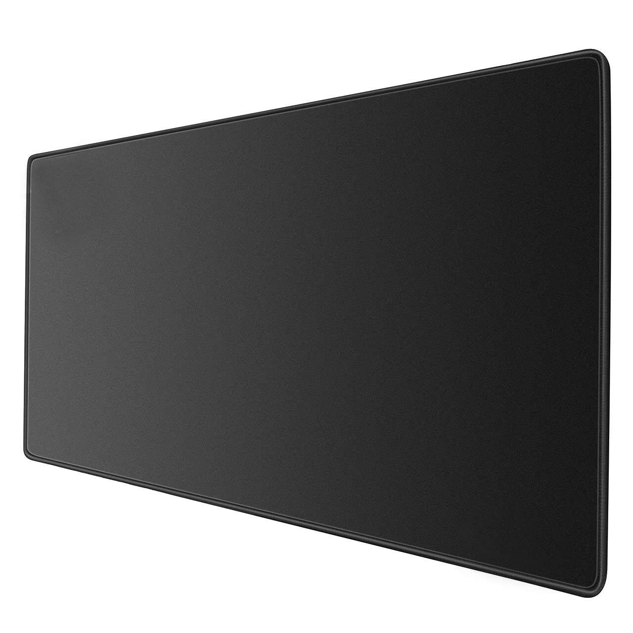 JIALONG Large Mouse Mat Gaming Mouse Pad XXL Comfortable Textured Micro-weave Cloth Surface for Laptop, Computer PC - 900x400mm Black