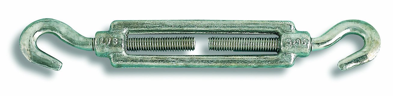 Chapuis 350/6Z Tensioner 2 Hooks Stainless Steel ZINGUE 60 kg for Cable D 7 mm
