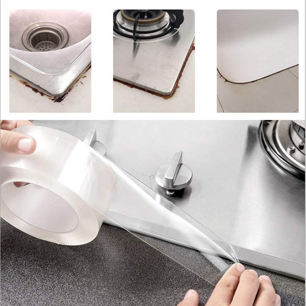 jieGREAT Transparent Acrylic Waterproof Mildew-Proof Self-Adhesive Tape Kitchen Sink