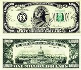 TheGag Set of 25 Classic Million Dollar Bills-Real Looking-Great Quality-Educational Product PLAY MONEY