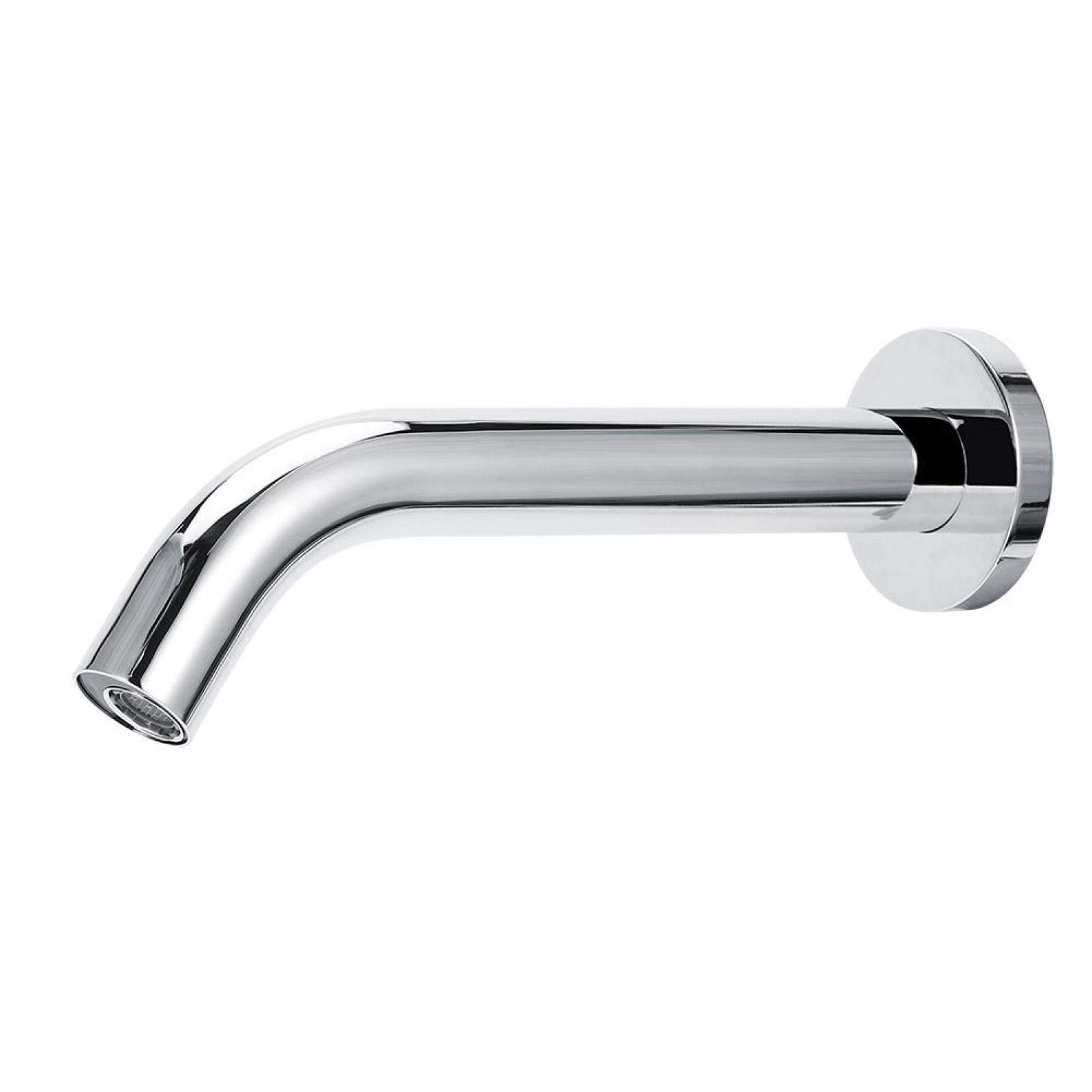 lyrlody Bathroom Faucet, Wall-Mounted Infrared Sensor Faucet, Stainless Steel Material, Splash-Proof Honeycomb Water Outlet, Modern, Sleek Design