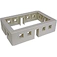 BMC WW2 Bunker Walls - Plastic Army Men Playset Accessory