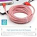 10ft Micro USB Charging Cable, Boxeroo 3-Pack 10ft Micro USB Cord High Speed USB 2.0 A Male to Micro B Sync and Charging Cables Compatible with Samsung, HTC, Sony, Nokia, Android, and More