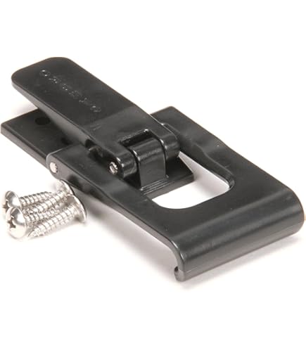 Cambro 60264 Small 2-Hole Plastic Latch w/ 2 Screws for