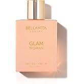 Bellavita Luxury Glam Eau de Parfum | 100 ml (3.4 fl.oz.) | Perfume for Women | White Floral, African Orange, Jasmine, and Patchouli Notes | Long Lasting Fragrance