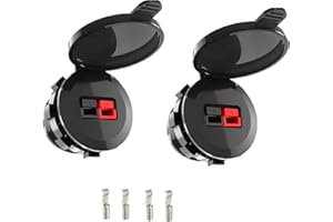 JacEnergy Anderson Connector 45 Amp PP15 to 45,Waterproofwith a Weather Tight Cover,Power Pole Cover 2 PCS