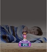LEXIBOOK Dora Night Light Alarm Clock Purple RL800DOR with 6 Sounds view 5