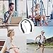 Yocuby Bluetooth Headphone Speaker 2-in-1, Foldable and Retractable Wireless Neckband Earbuds with Built-in Speaker and Microphone Noise Canceling Sports Headsets