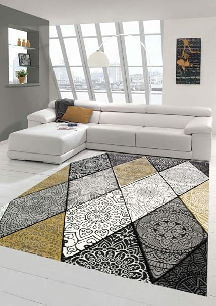 Teppich Traum Tapis Moderne Salon Diamants Avec Ornements En
