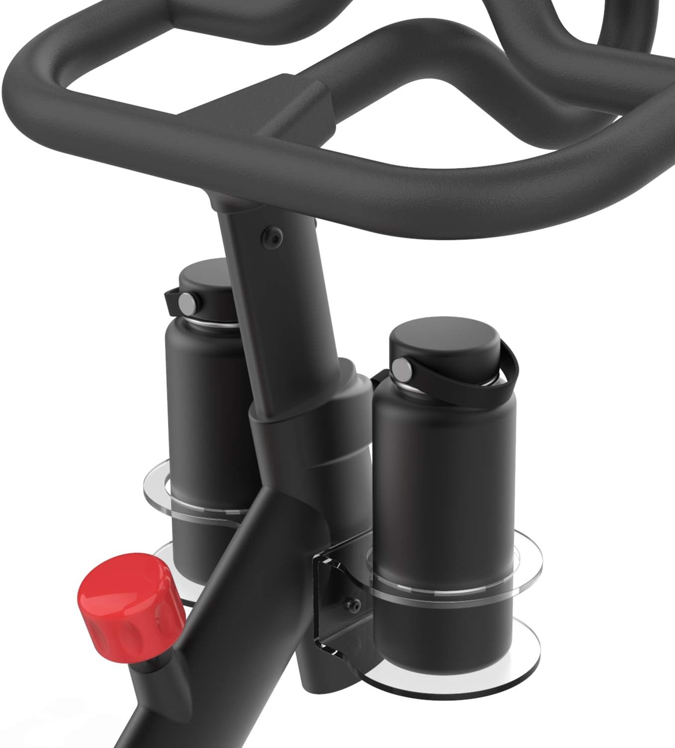 2 Pack Acrylic Water Bottle Holder Mount for Peloton Bike(Not