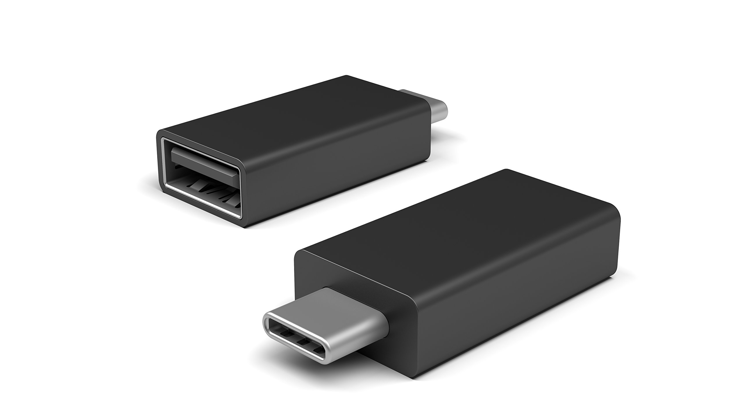 Microsoft Surface USB-C to USB-A Male/Female Adapter, Black