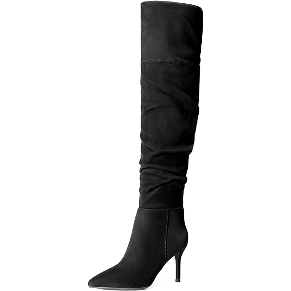 Forever Camila-48 Women's Chunky Heel Lace Up Over The Knee Riding Boots - Faux Leather