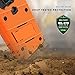 Zizo BOLT Series compatible with Samsung Galaxy S7 Active Case Military Grade Drop Tested with Tempered Glass Screen Protector Holster ORANGE BLACK